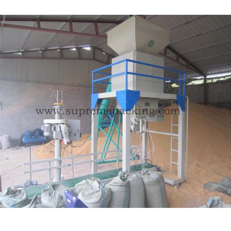 Grain Weighing Machine with Bag Sewing